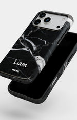 iPhone 17 Pro Max Tough Case – Custom - Black Marble - View 4