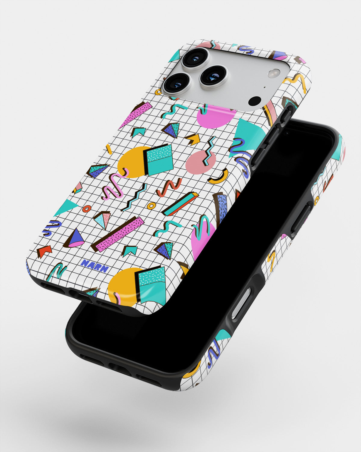 iPhone 17 Pro Max Tough Case – 80s Memphis - View 4