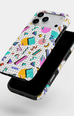 iPhone 17 Pro Max Tough Case – 80s Memphis - View 4