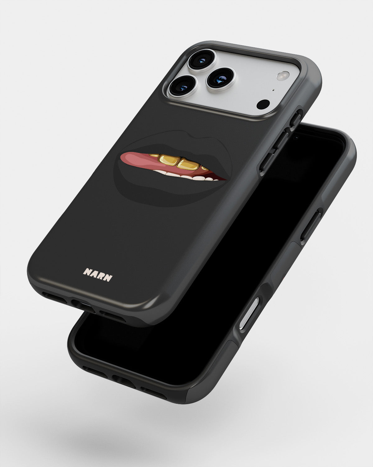 iPhone 17 Pro Max Tough Case – Golden Lips - View 4