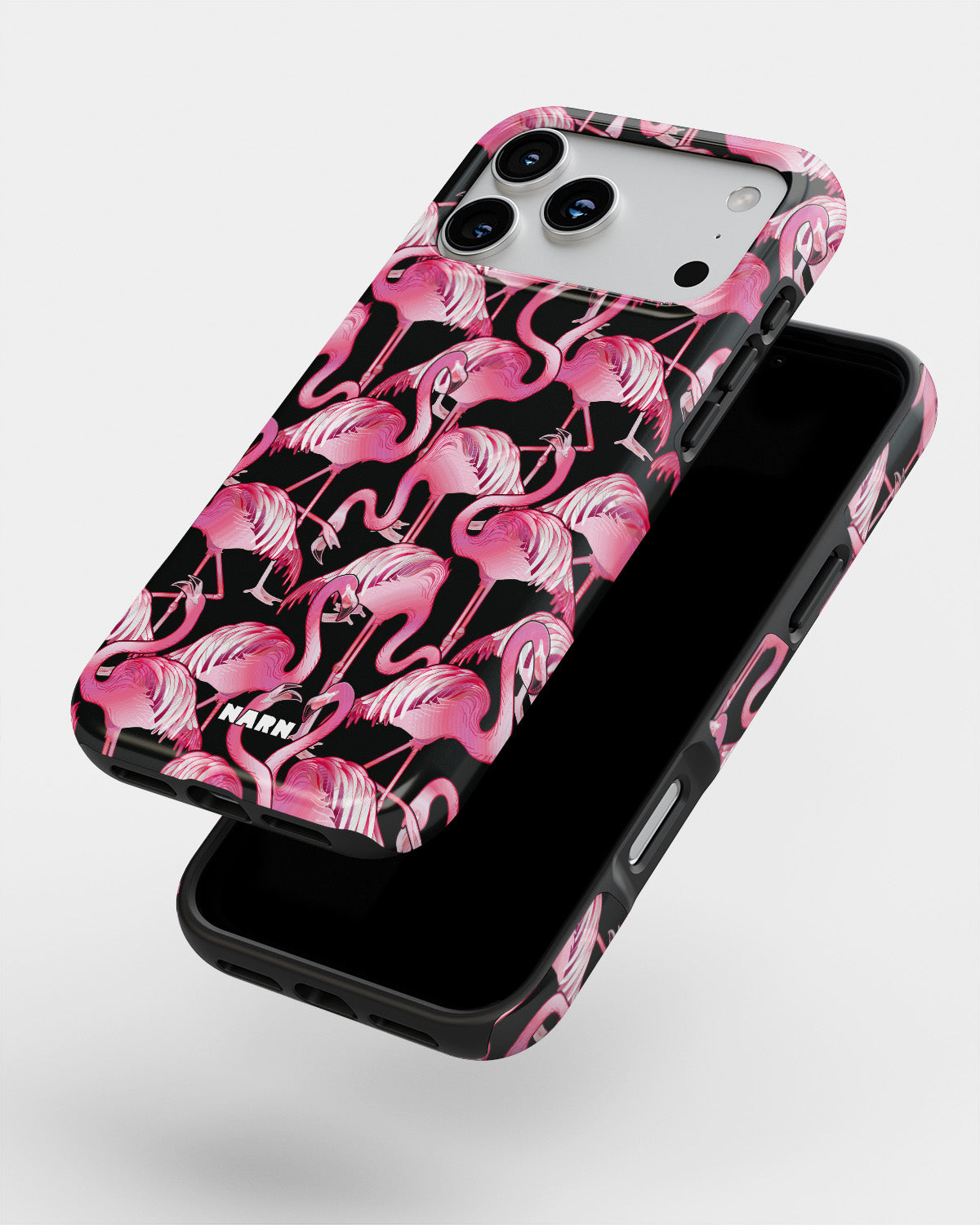 iPhone 17 Pro Max Tough Case – Flamingos - View 4