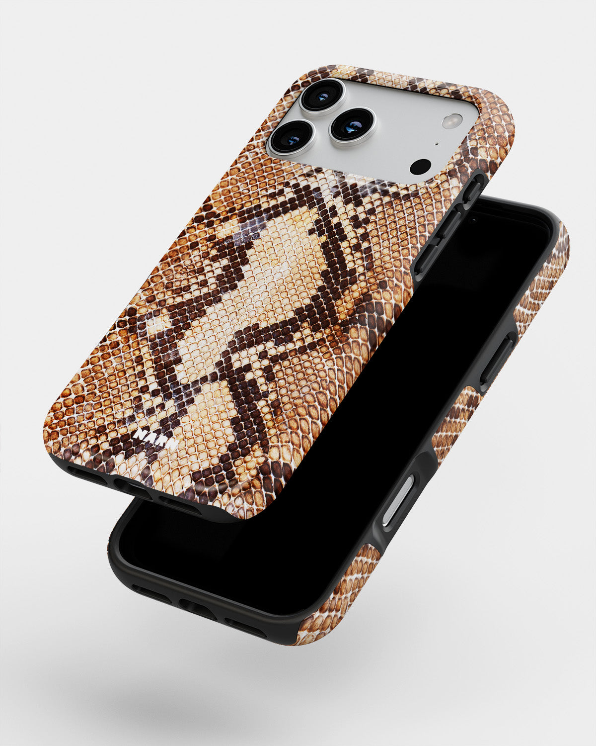 iPhone 17 Pro Max Tough Case – Brown Snakeskin - View 4