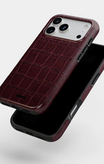 iPhone 17 Pro Max Tough Case – Rouge Croc - View 4