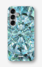 Samsung Galaxy S25 Tough Case – Green Crystals - View 1