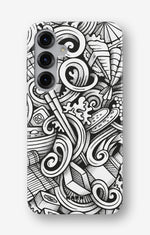 Samsung Galaxy S25 Tough Case – Japanese Pattern - View 1