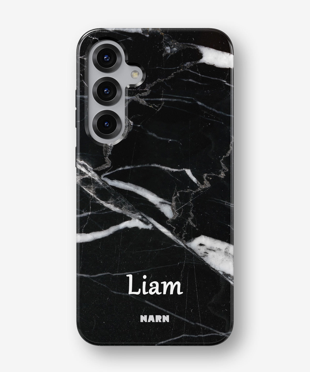 Samsung Galaxy S25 Tough Case – Custom - Black Marble - View 1