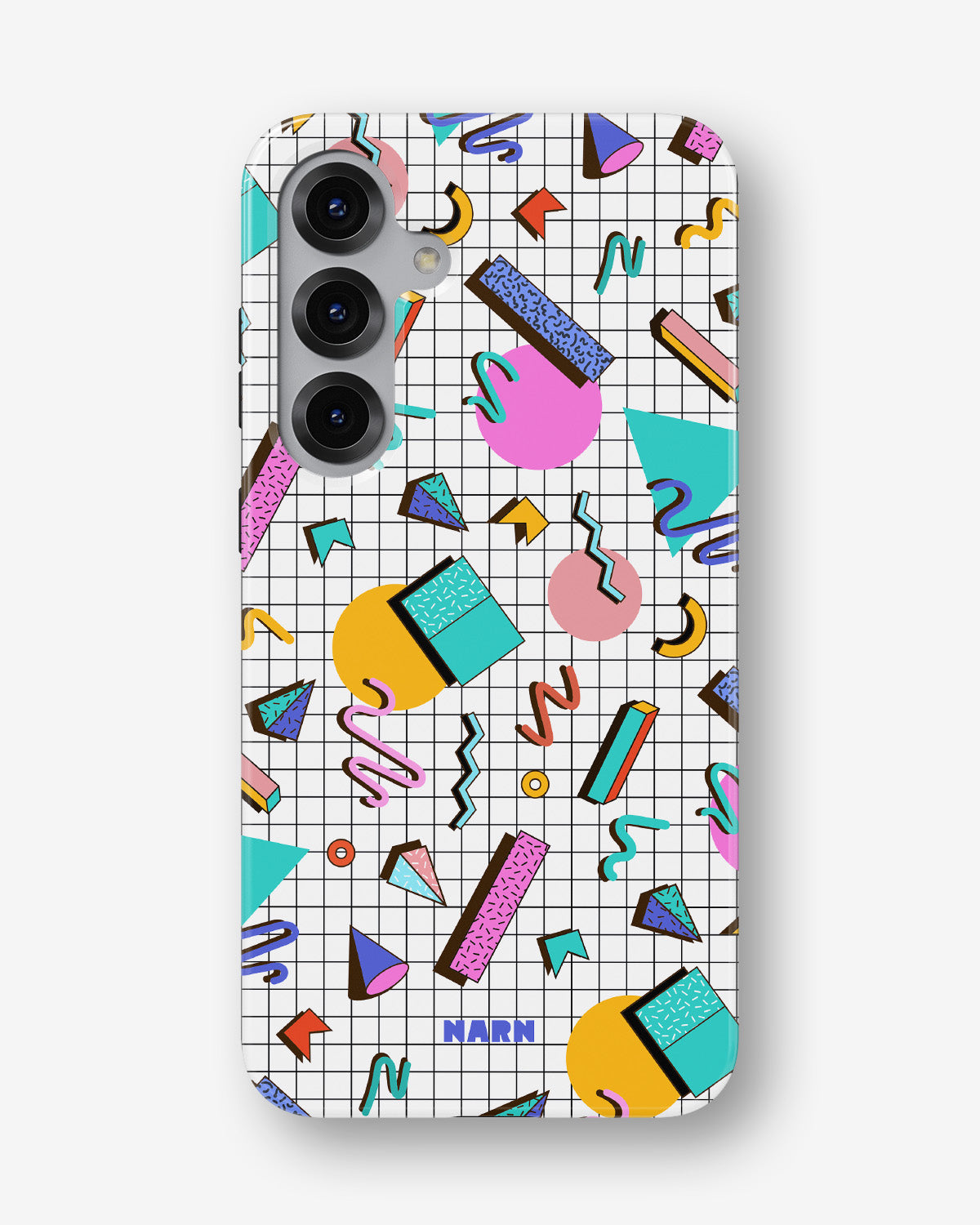Samsung Galaxy S25 Tough Case – 80s Memphis - View 1