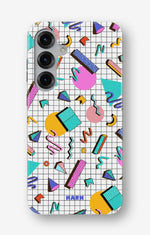 Samsung Galaxy S25 Tough Case – 80s Memphis - View 1