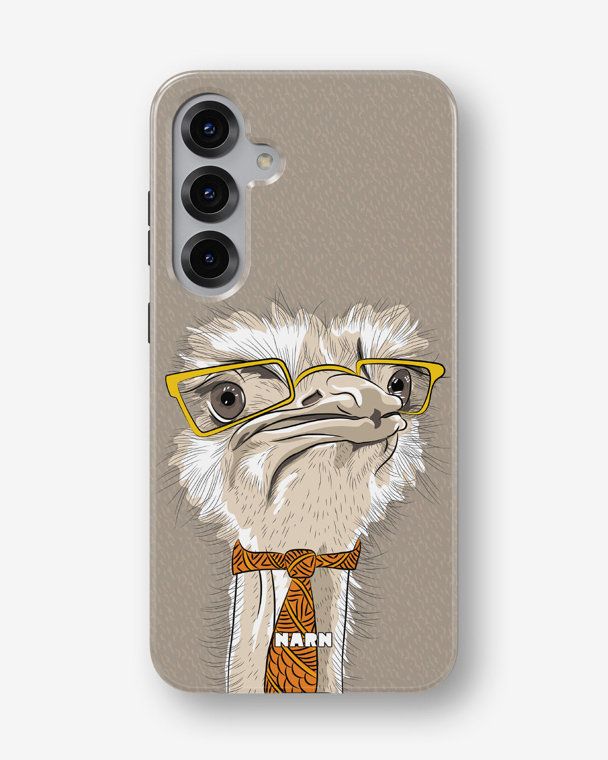 Samsung Galaxy S25 Tough Case – Hipster Ostrich - View 1