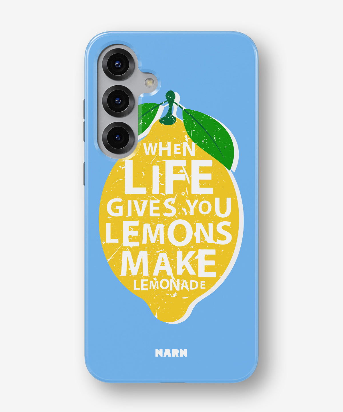 Samsung Galaxy S25 Tough Case – Lemon Quote - View 1