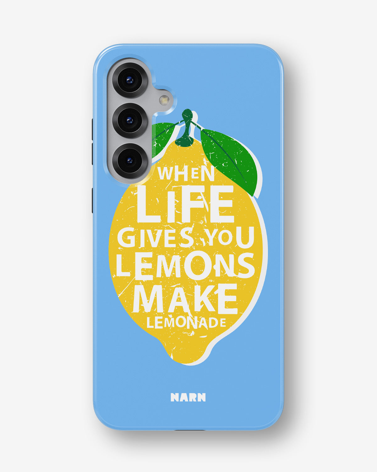 Samsung Galaxy S25 Tough Case – Lemon Quote - View 1