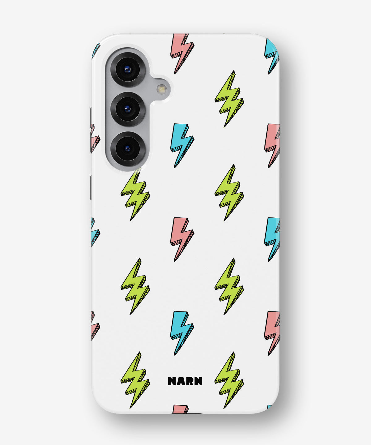 Samsung Galaxy S25 Tough Case – Lightning Bolts - View 1