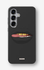 Samsung Galaxy S25 Tough Case – Golden Lips - View 1