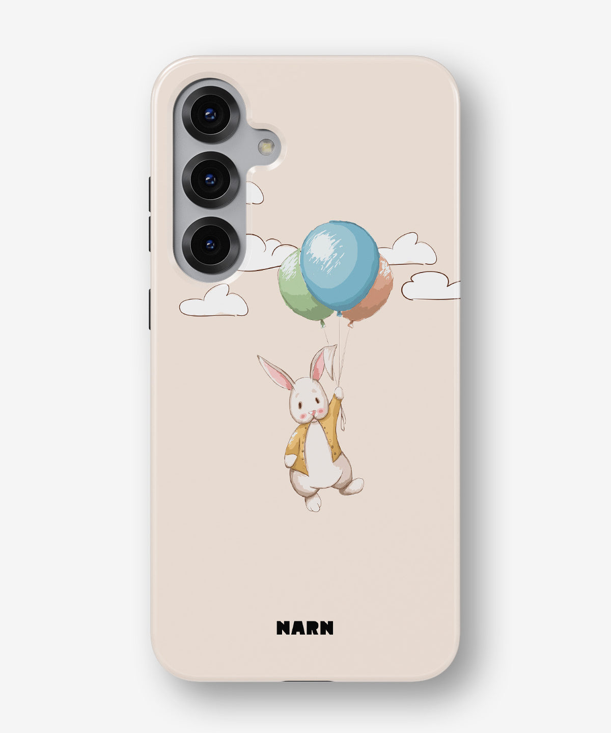 Samsung Galaxy S25 Tough Case – Flying Rabbit - View 1