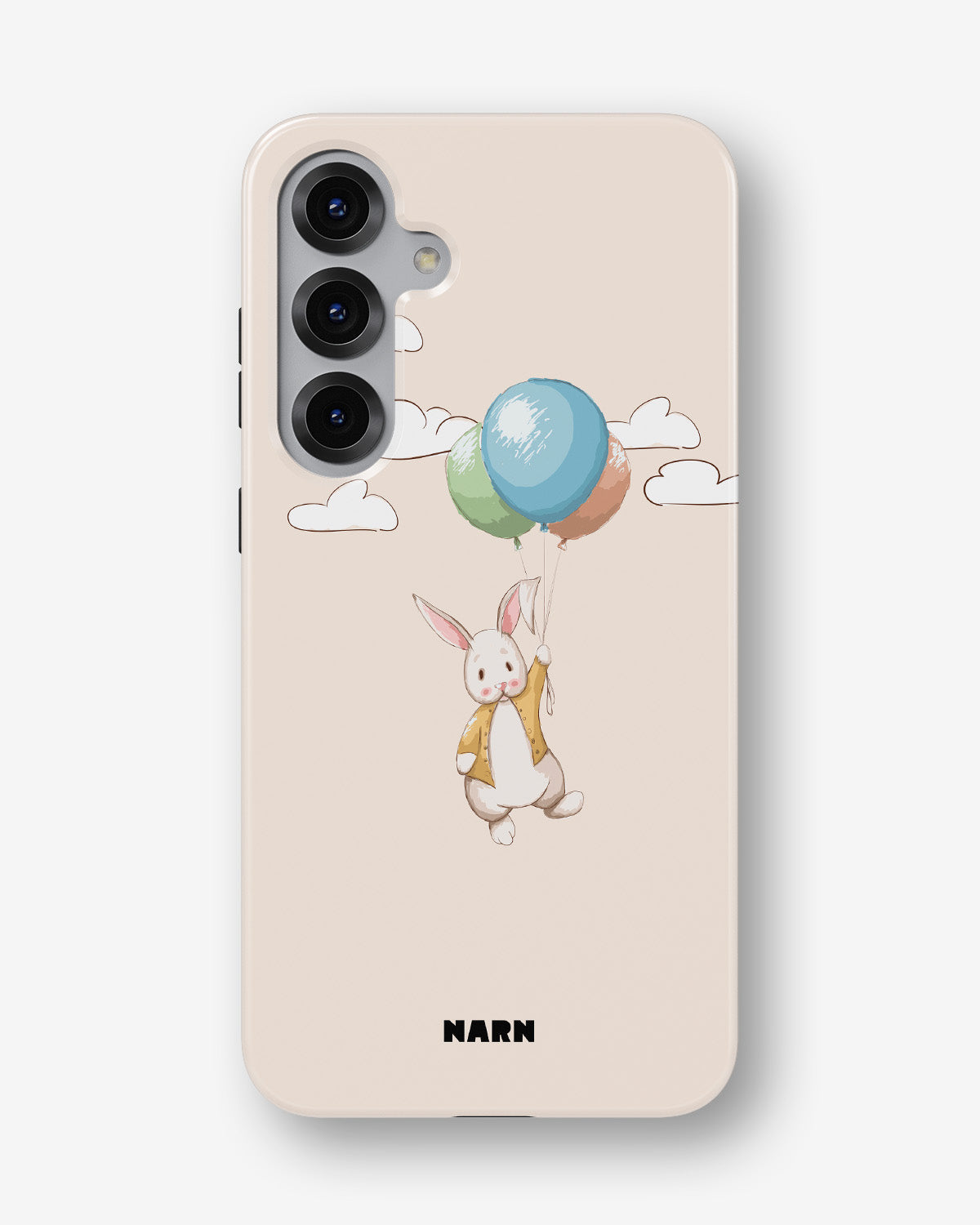 Samsung Galaxy S25 Tough Case – Flying Rabbit - View 1