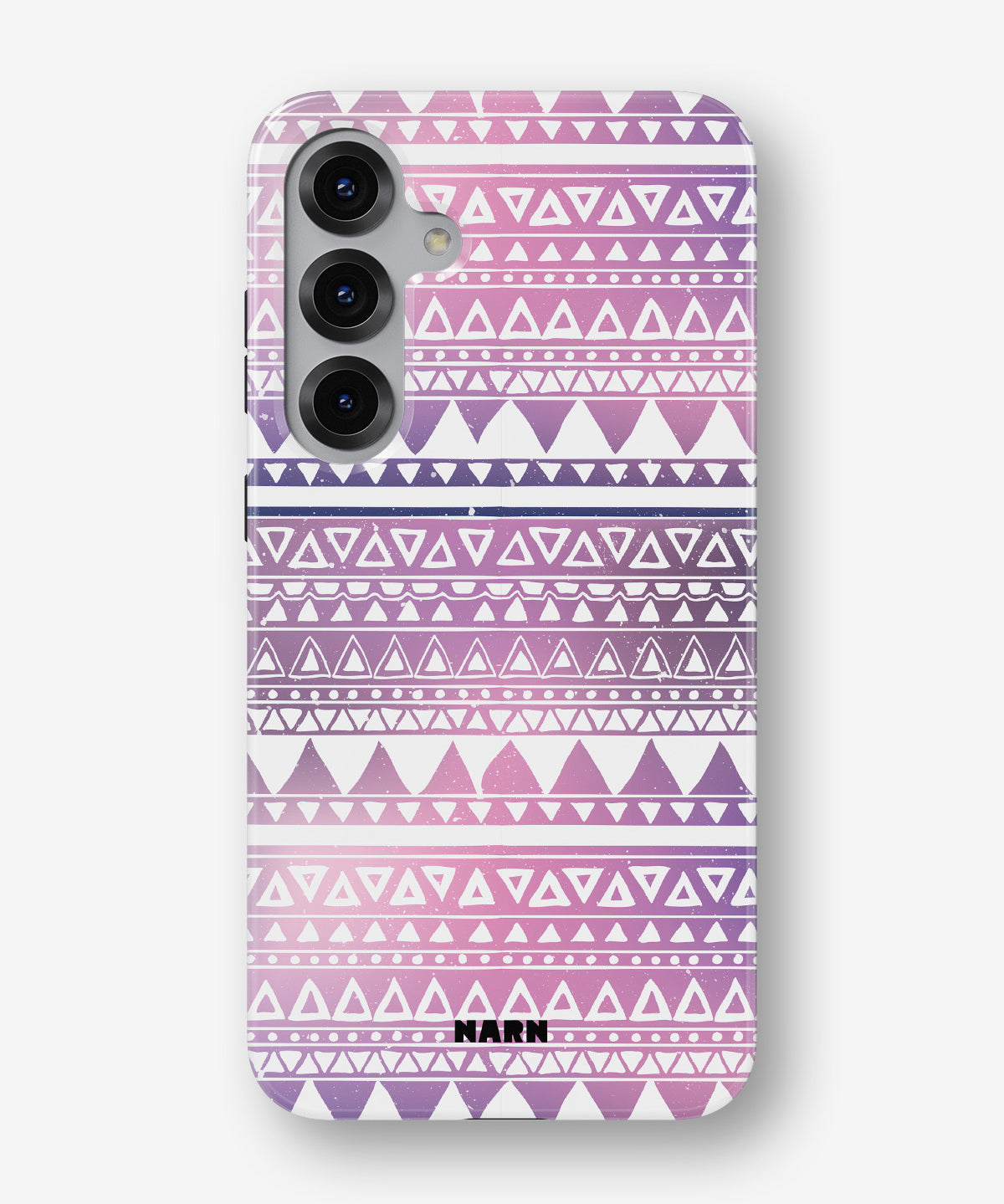 Samsung Galaxy S25 Tough Case – Purple Aztec - View 1