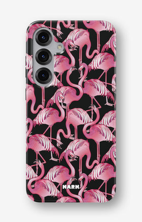 Samsung Galaxy S25 Tough Case – Flamingos - View 1