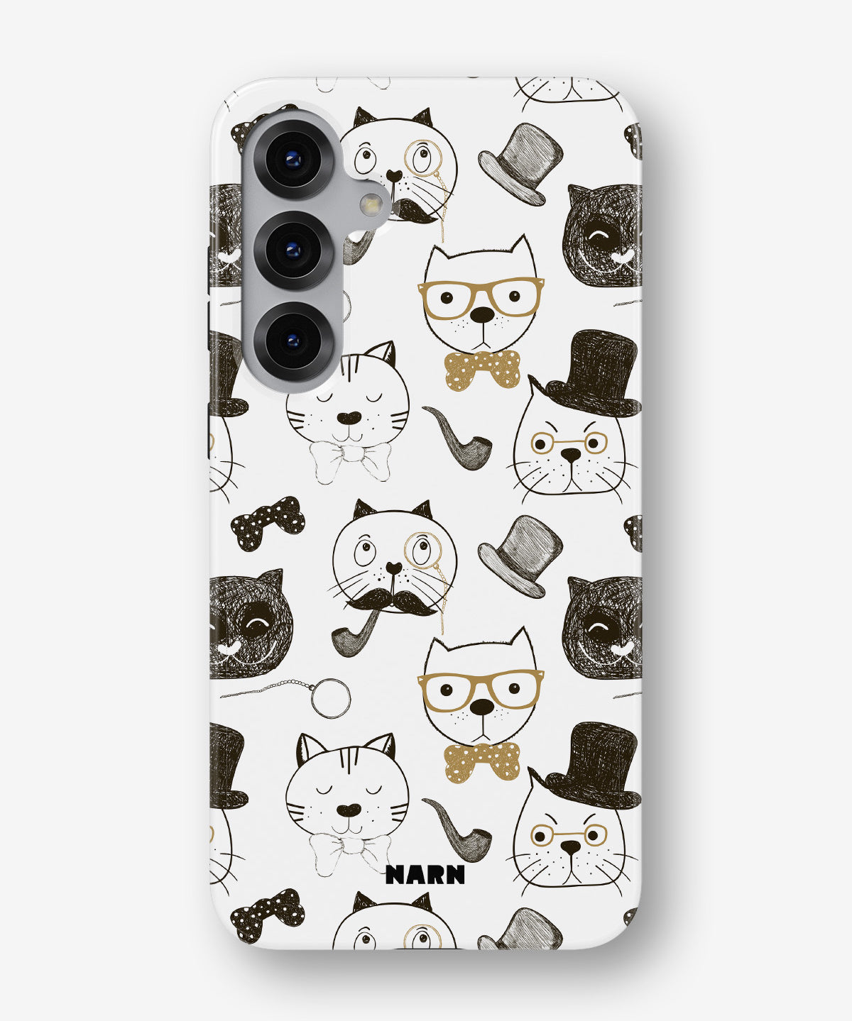 Samsung Galaxy S25 Tough Case – Cartoon Cats - View 1