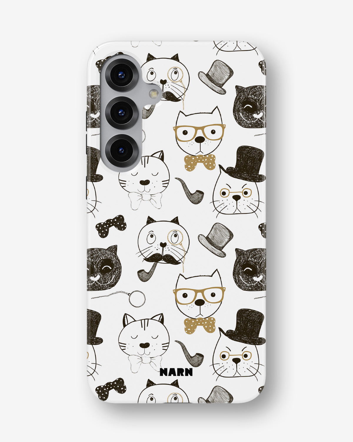 Samsung Galaxy S25 Tough Case – Cartoon Cats - View 1