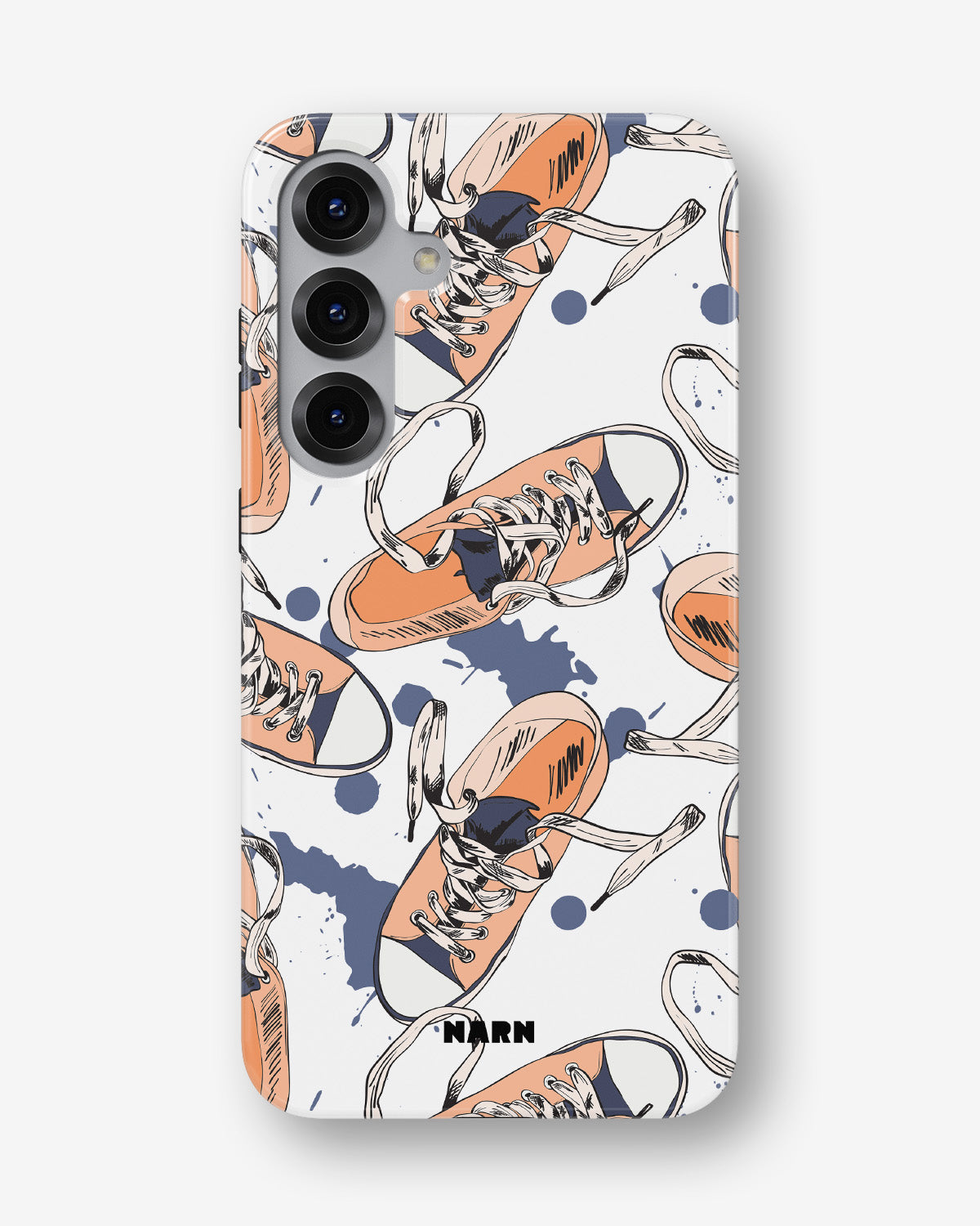 Samsung Galaxy S25 Tough Case – Apricot Sneakers - View 1
