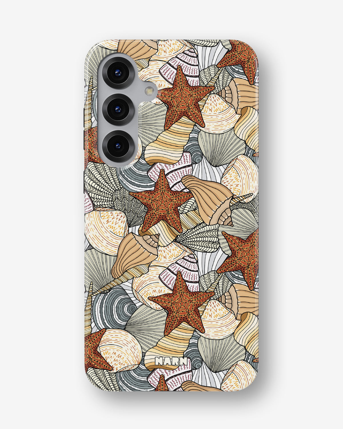 Samsung Galaxy S25 Tough Case – Sea Shells - View 1