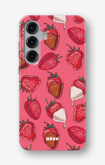 Samsung Galaxy S25 Tough Case – Strawberry Chocolate - View 1