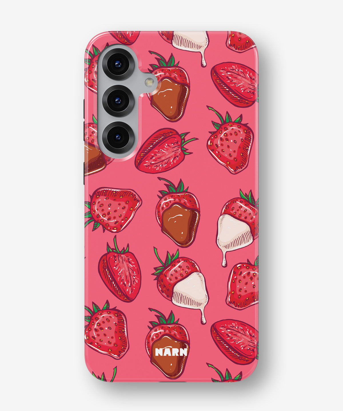 Samsung Galaxy S25 Tough Case – Strawberry Chocolate - View 1