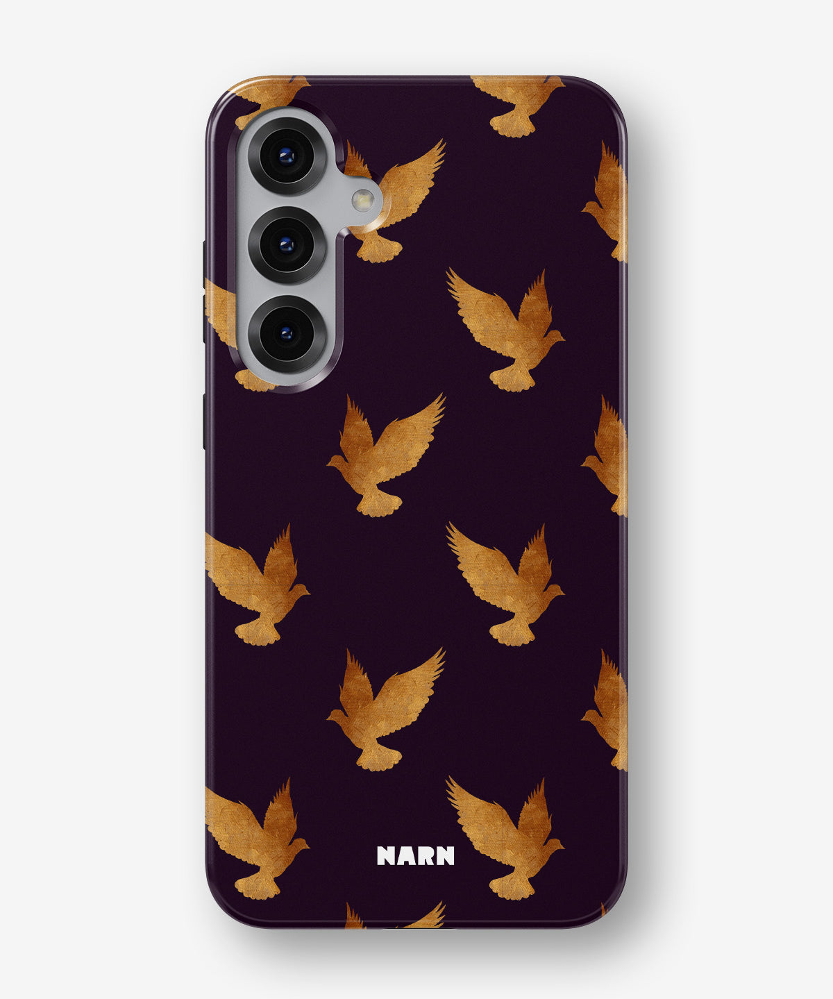 Samsung Galaxy S25 Tough Case – Royal Doves - View 1