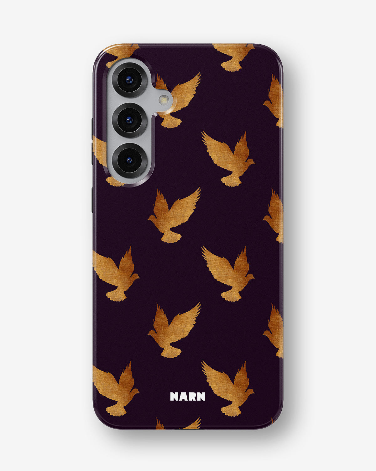 Samsung Galaxy S25 Tough Case – Royal Doves - View 1