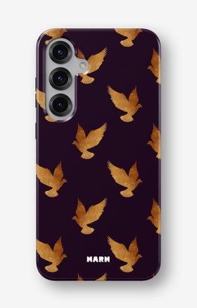 Samsung Galaxy S25 Tough Case – Royal Doves - View 1