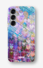 Samsung Galaxy S25 Tough Case – Purple Hearts - View 1
