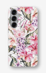Samsung Galaxy S25 Tough Case – Watercolor Flowers - View 1