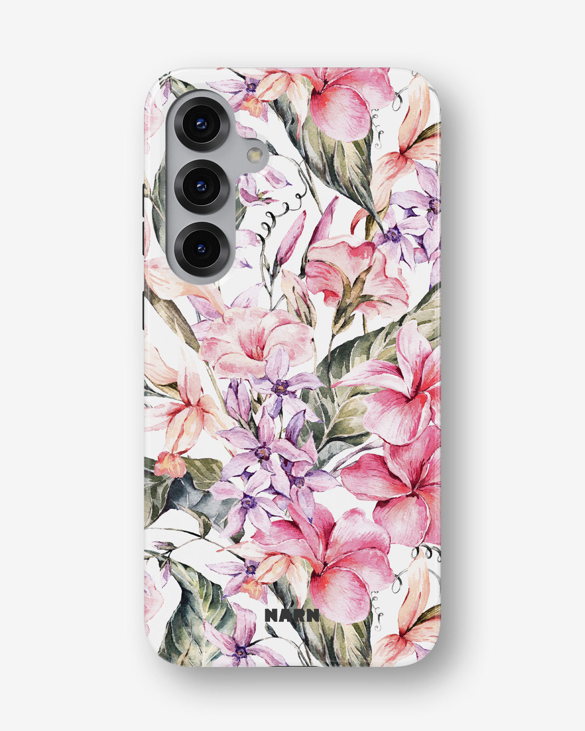 Samsung Galaxy S25 Tough Case – Watercolor Flowers - View 1