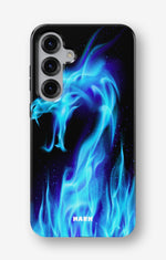 Samsung Galaxy S25 Tough Case – Blue Flames Dragon - View 1