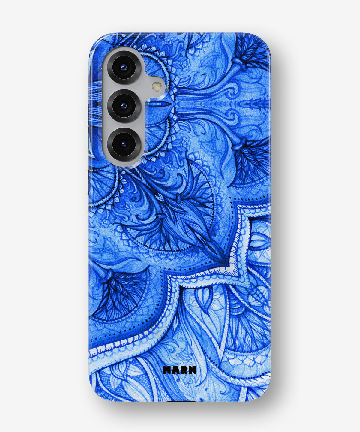 Samsung Galaxy S25 Tough Case – Blue Vintage - View 1