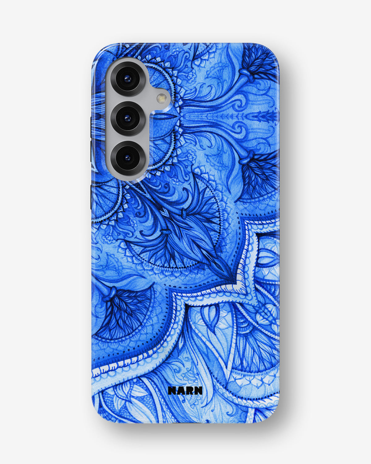 Samsung Galaxy S25 Tough Case – Blue Vintage - View 1