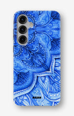Samsung Galaxy S25 Tough Case – Blue Vintage - View 1