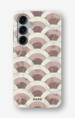 Samsung Galaxy S25 Tough Case – Pink Marble Waves - View 1