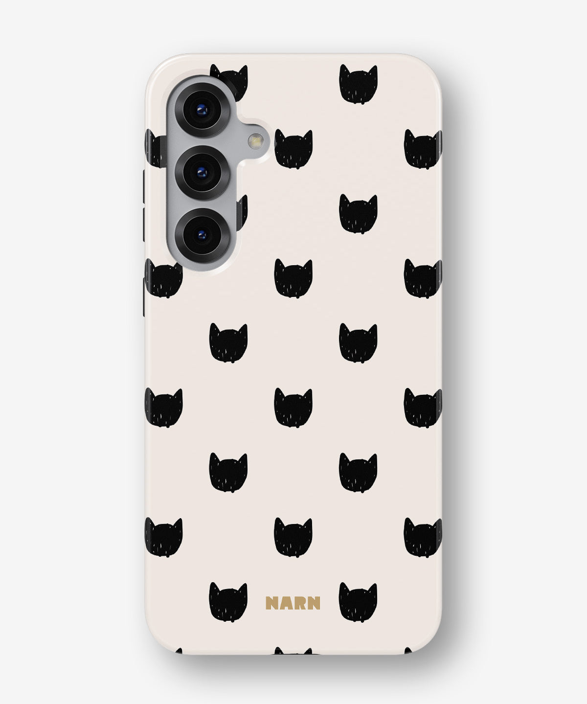 Samsung Galaxy S25 Tough Case – Kitty Dots - View 1