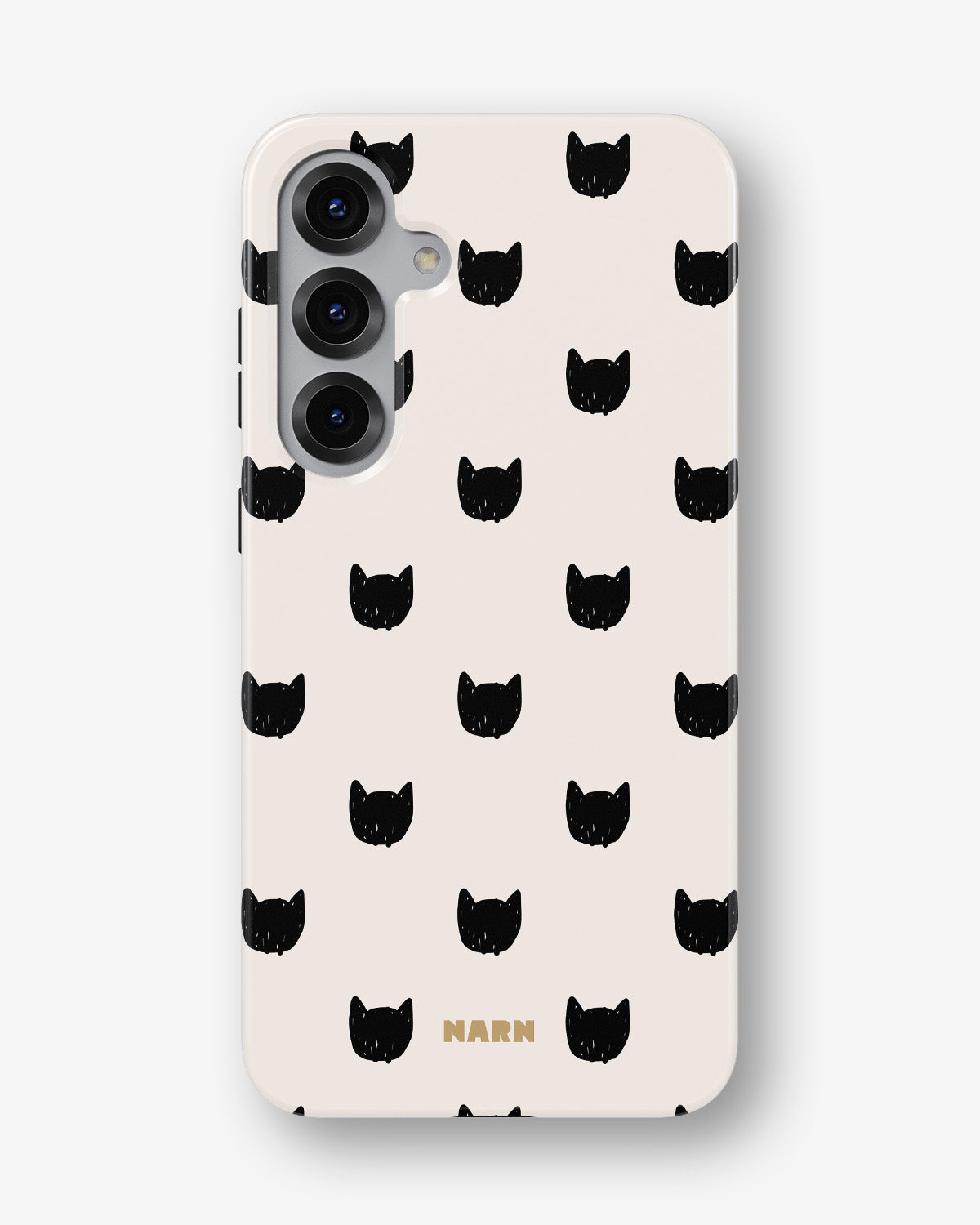 Samsung Galaxy S25 Tough Case – Kitty Dots - View 1