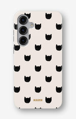 Samsung Galaxy S25 Tough Case – Kitty Dots - View 1