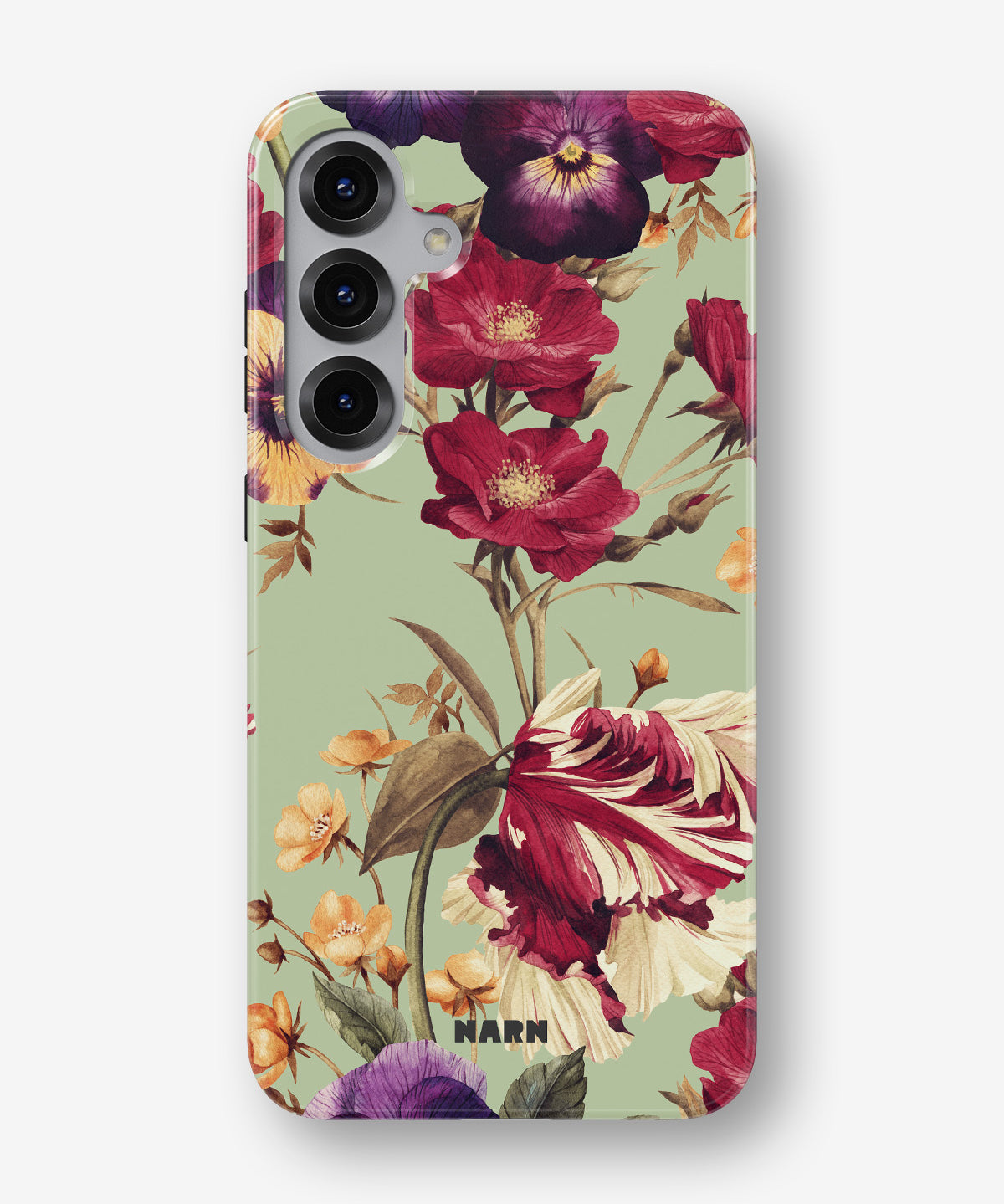 Samsung Galaxy S25 Tough Case – Pansy Pansy - View 1