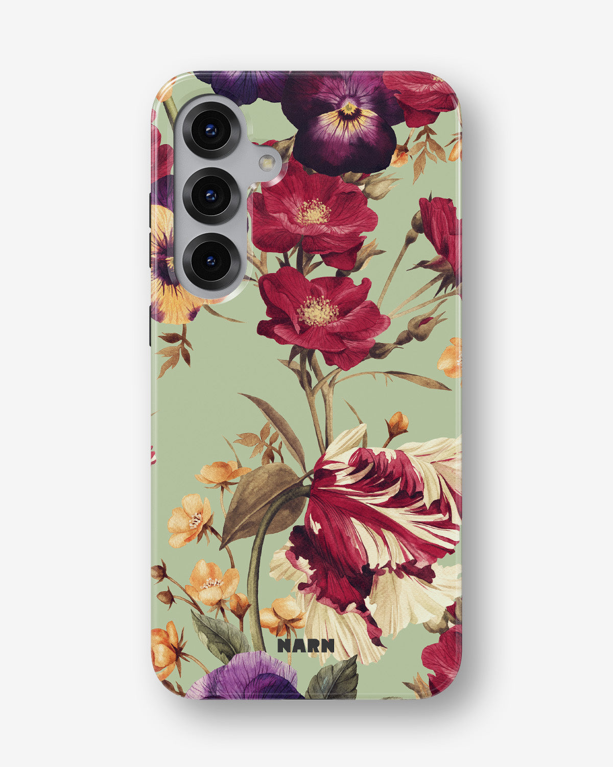 Samsung Galaxy S25 Tough Case – Pansy Pansy - View 1