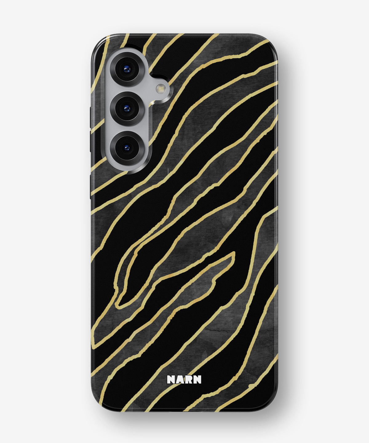 Samsung Galaxy S25 Tough Case – Golden Zebra - View 1