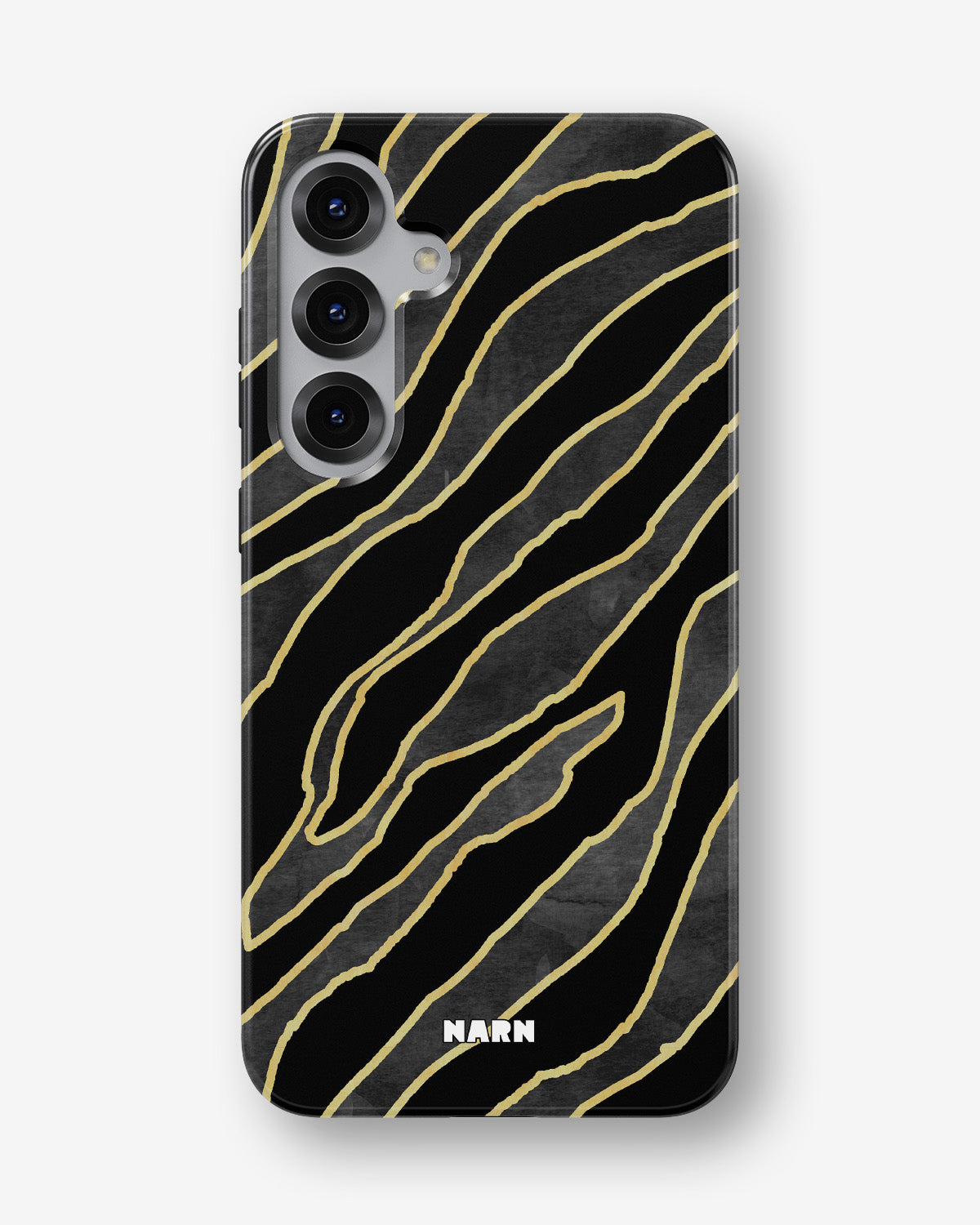 Samsung Galaxy S25 Tough Case – Golden Zebra - View 1