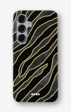 Samsung Galaxy S25 Tough Case – Golden Zebra - View 1