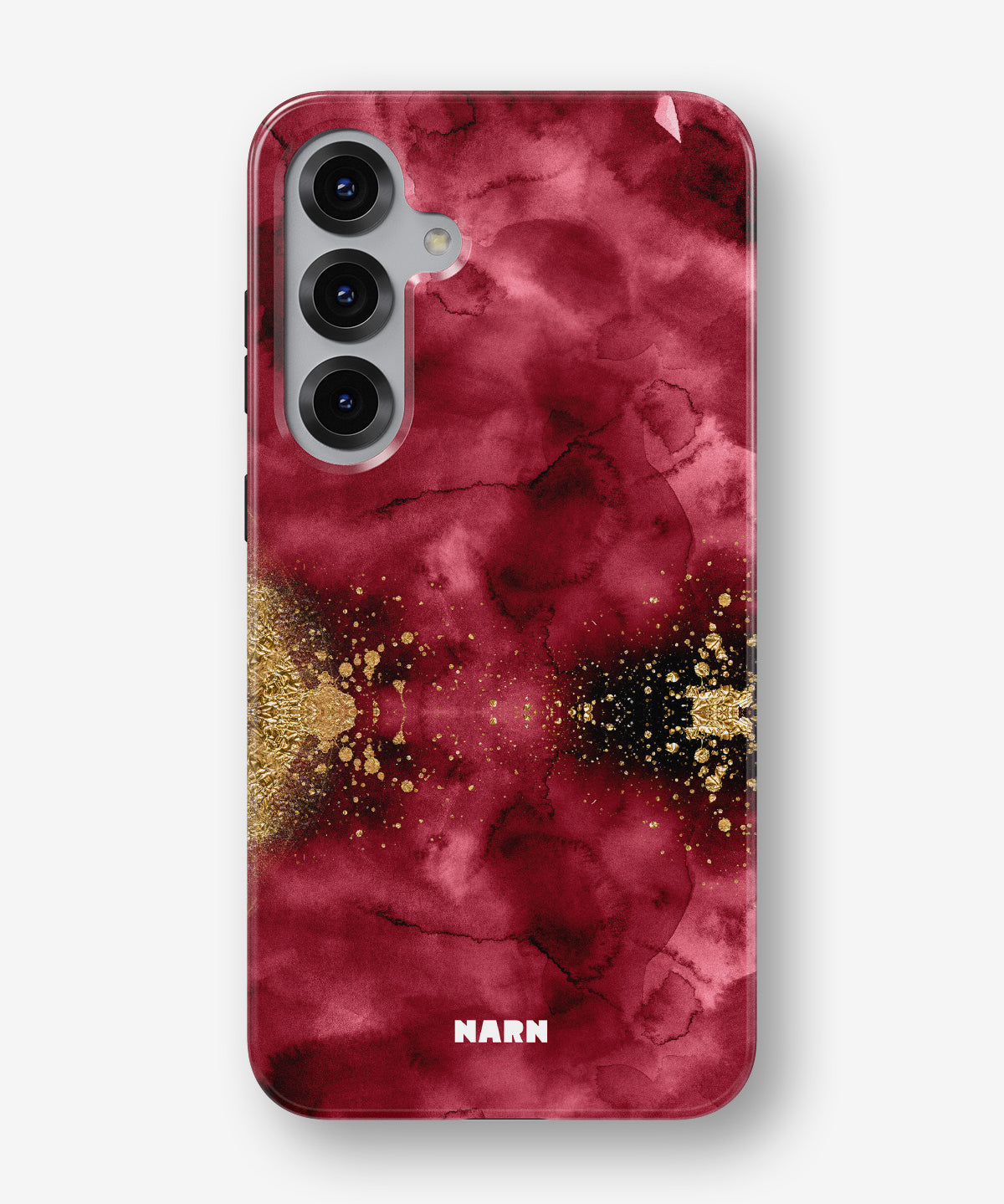 Samsung Galaxy S25 Tough Case – Burgendy Shimmer - View 1