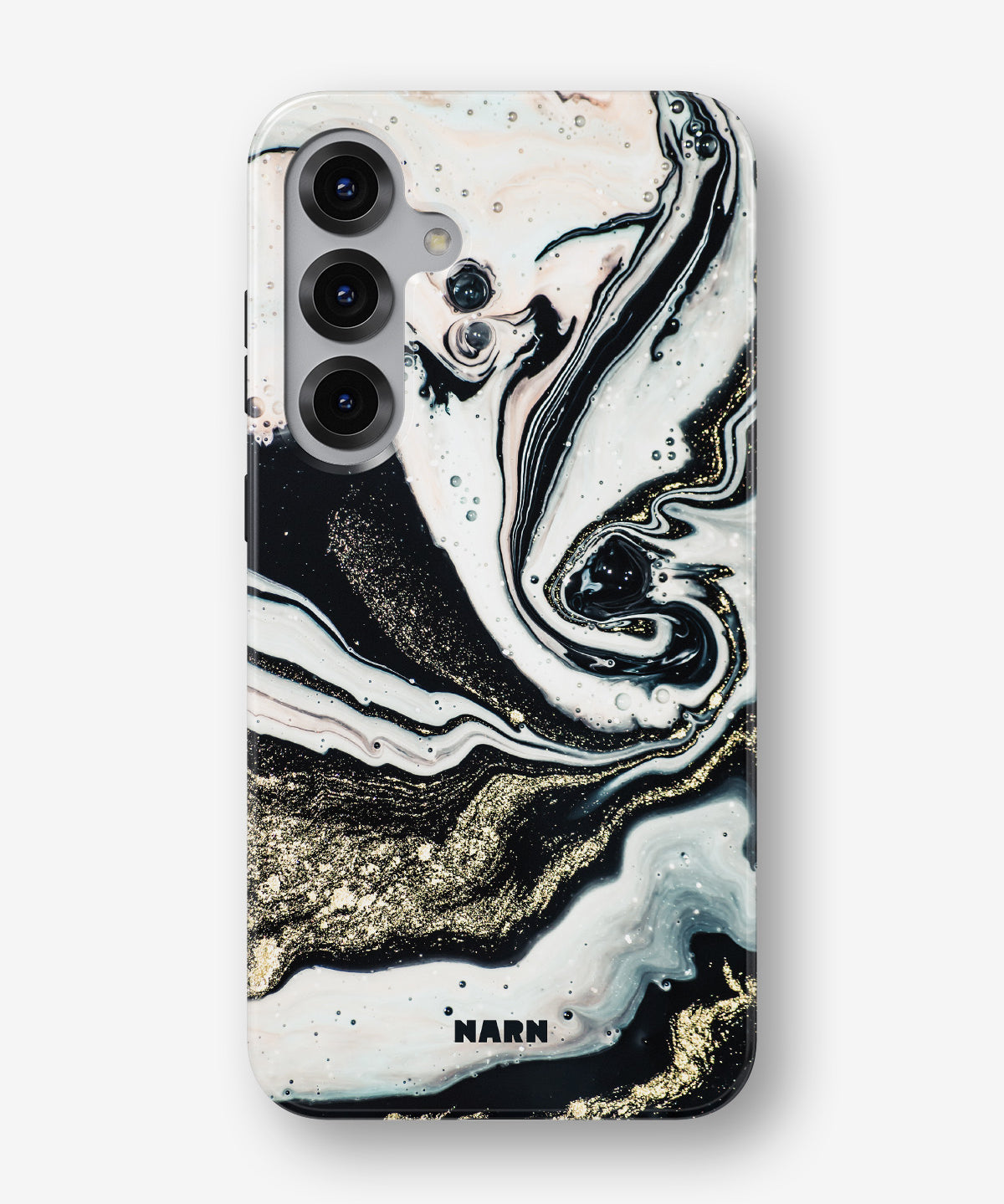 Samsung Galaxy S25 Tough Case – Golden Swirl - View 1