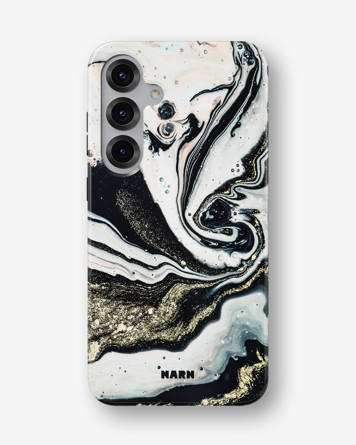 Samsung Galaxy S25 Tough Case – Golden Swirl - View 1