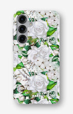 Samsung Galaxy S25 Tough Case – White Bloom - View 1